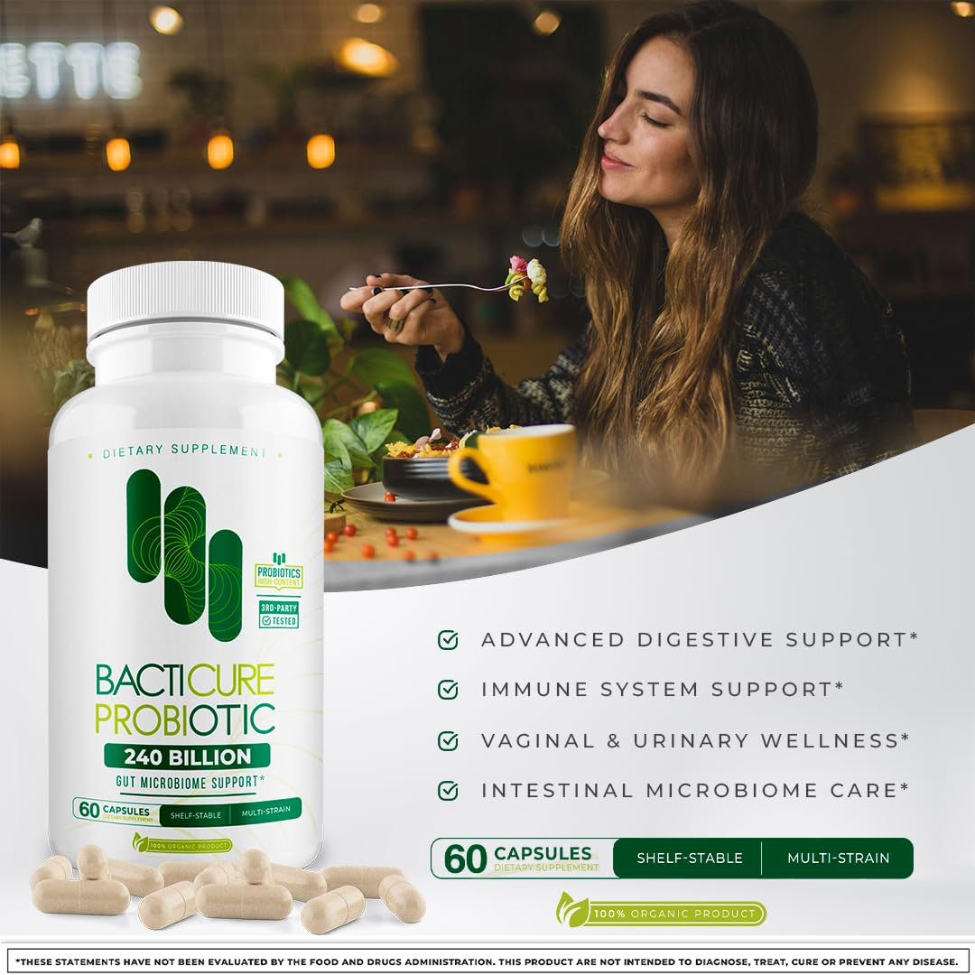 producto natural bacticure en cápsulas salud digestiva