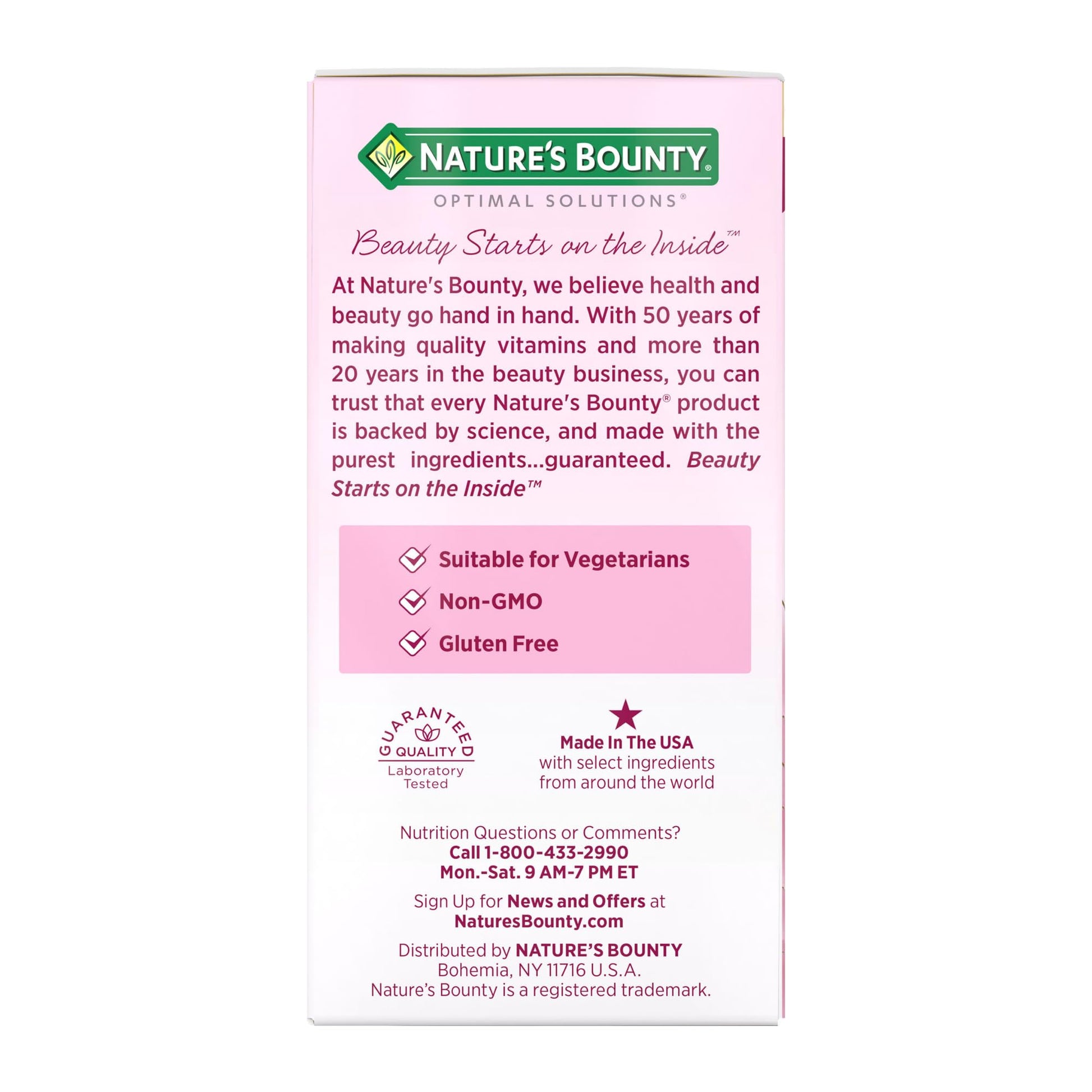 Producto Nature's Bounty suplemento para cabello grueso