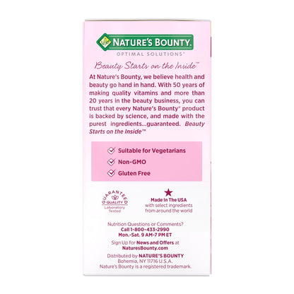 Producto Nature's Bounty suplemento para cabello grueso