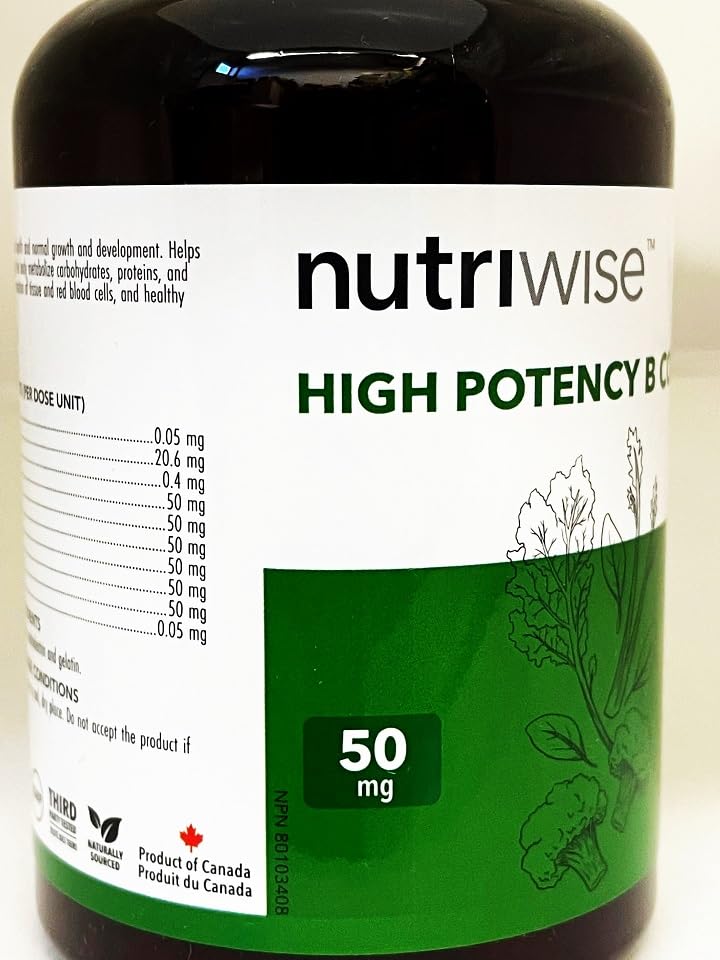 Producto NutriWise complejo B para energía y metabolismo