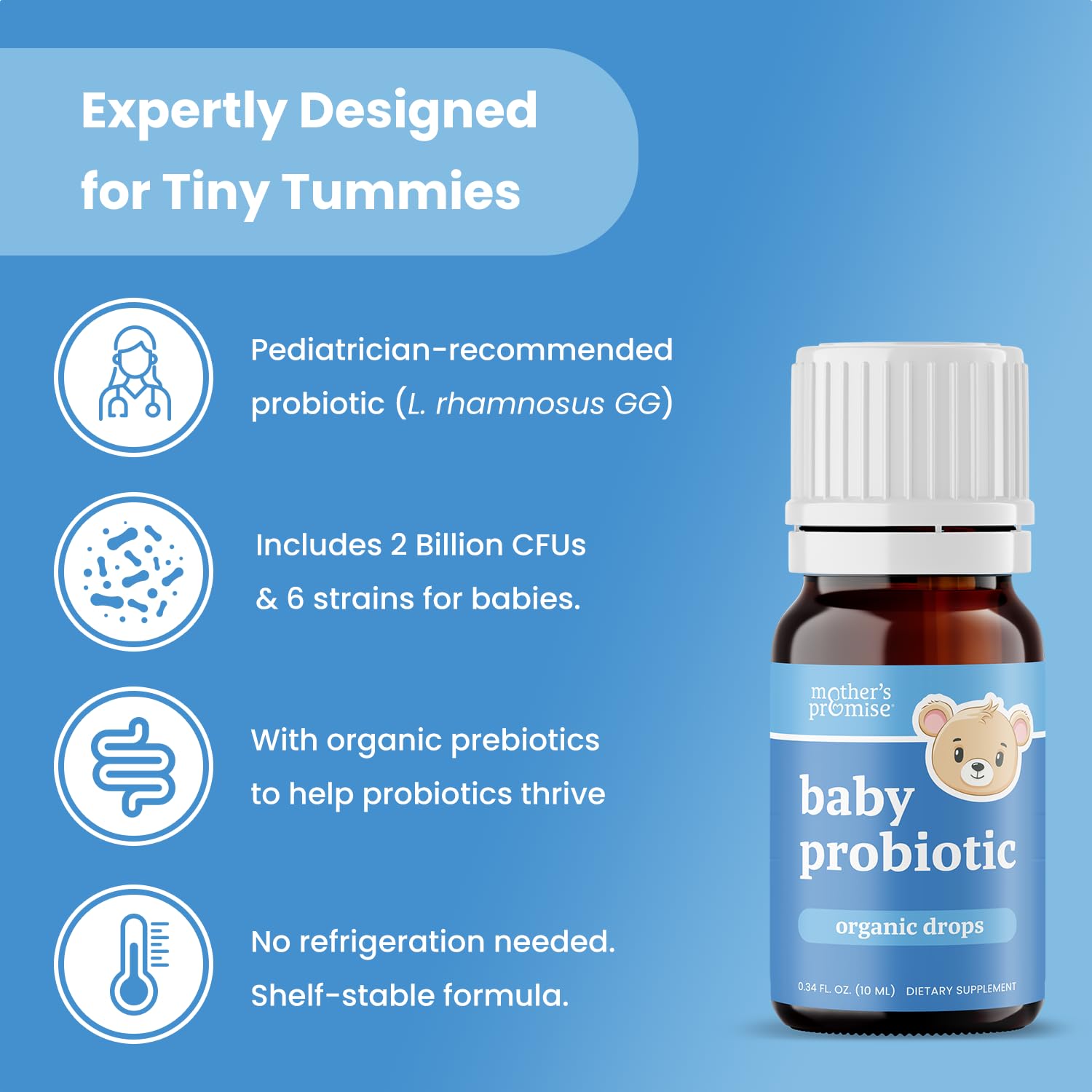 producto orgánico gotas vitamina d3 y probiótico