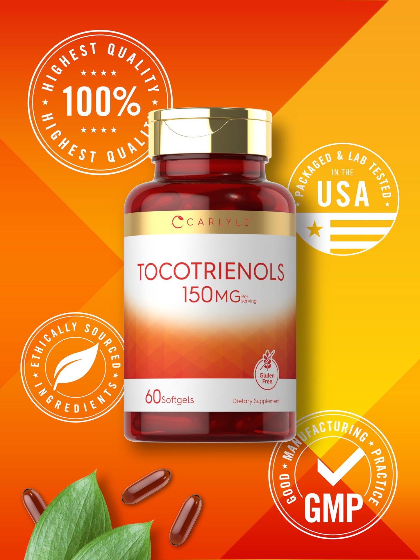 Producto de tocotrienoles Carlyle, suplemento saludable