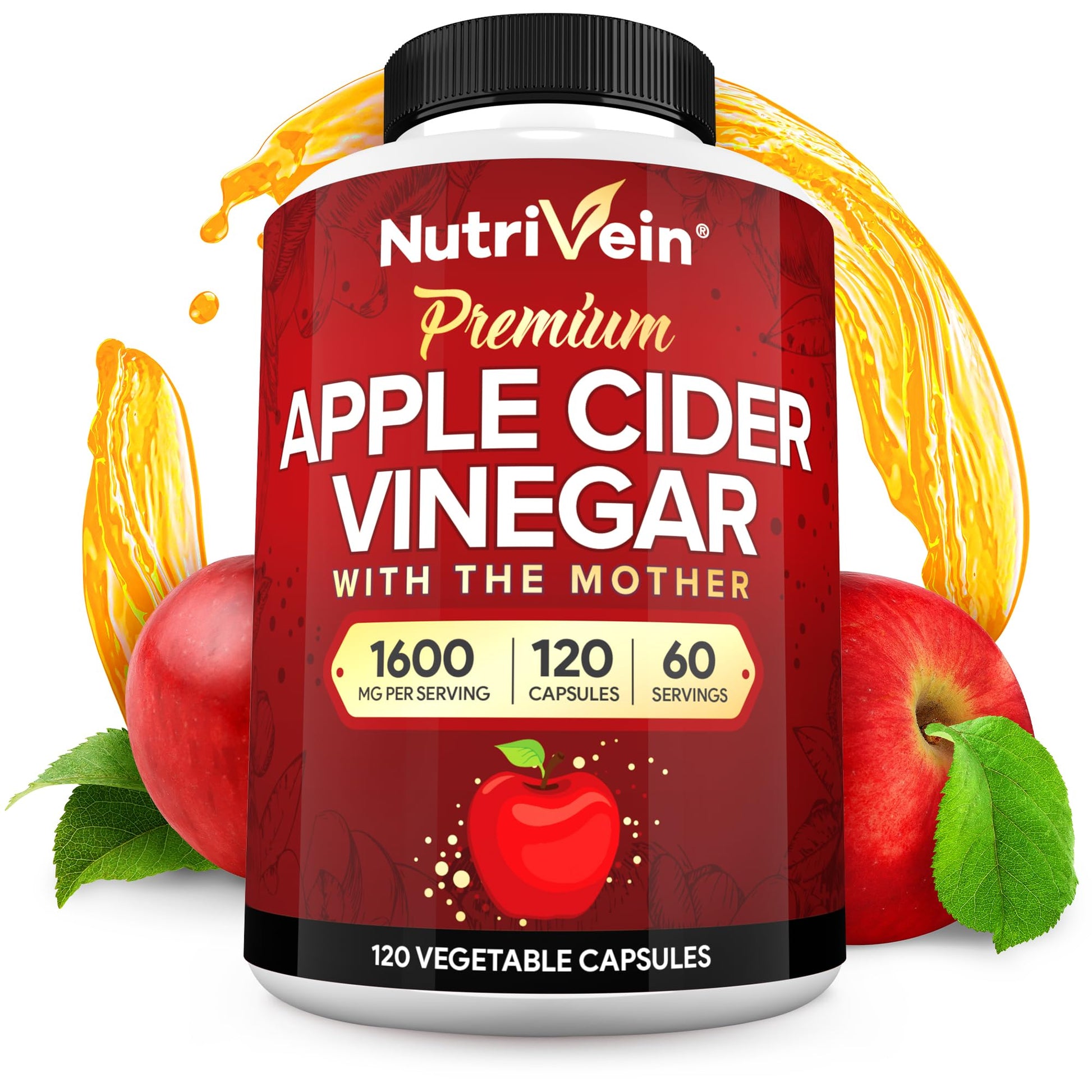 Producto vegano Nutrivein glutatión con vitamina c y vinagre