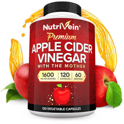 Producto vegano Nutrivein glutatión con vitamina c y vinagre