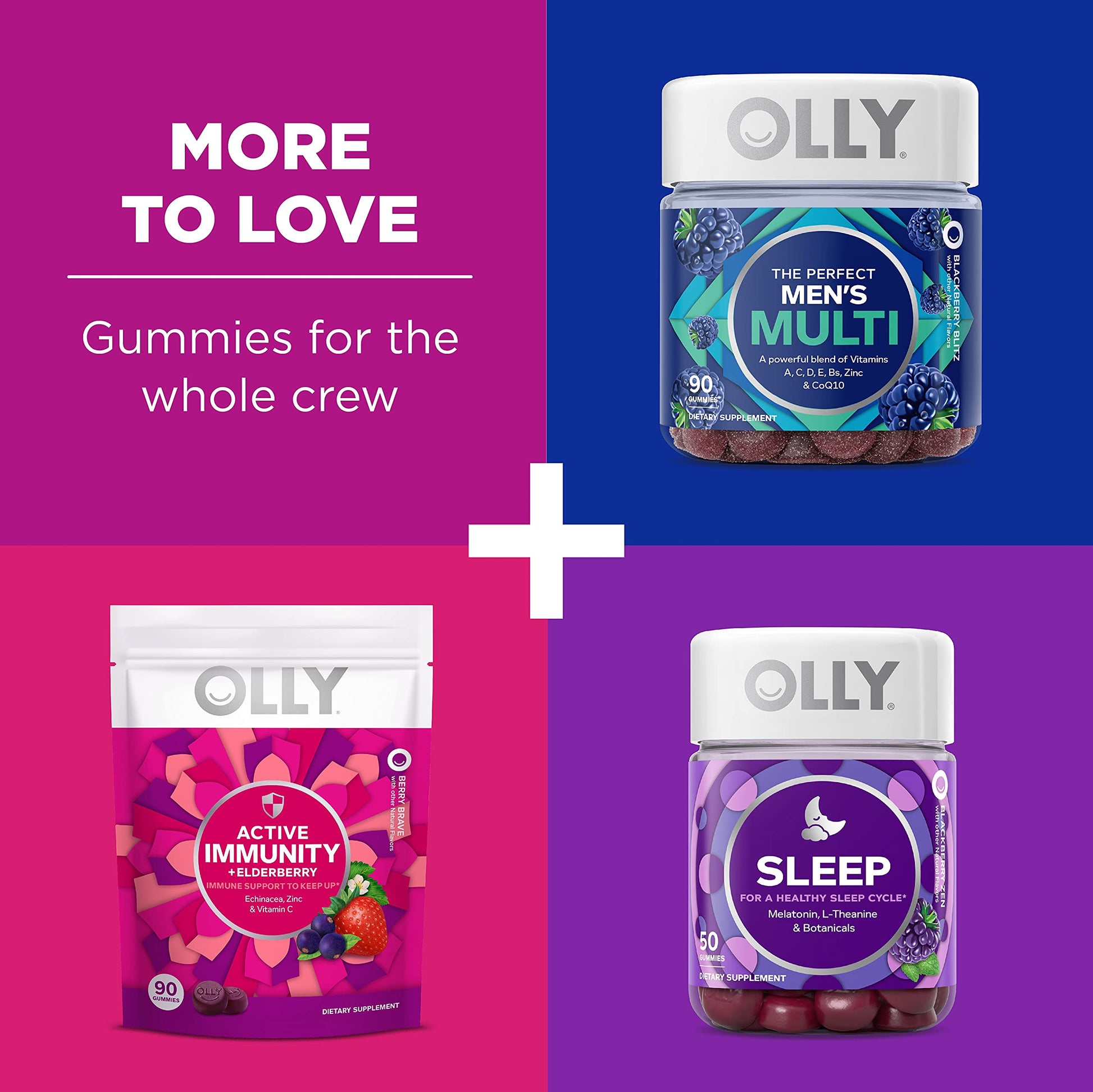 Más productos OLLY con gomitas para el sistema inmunológico.