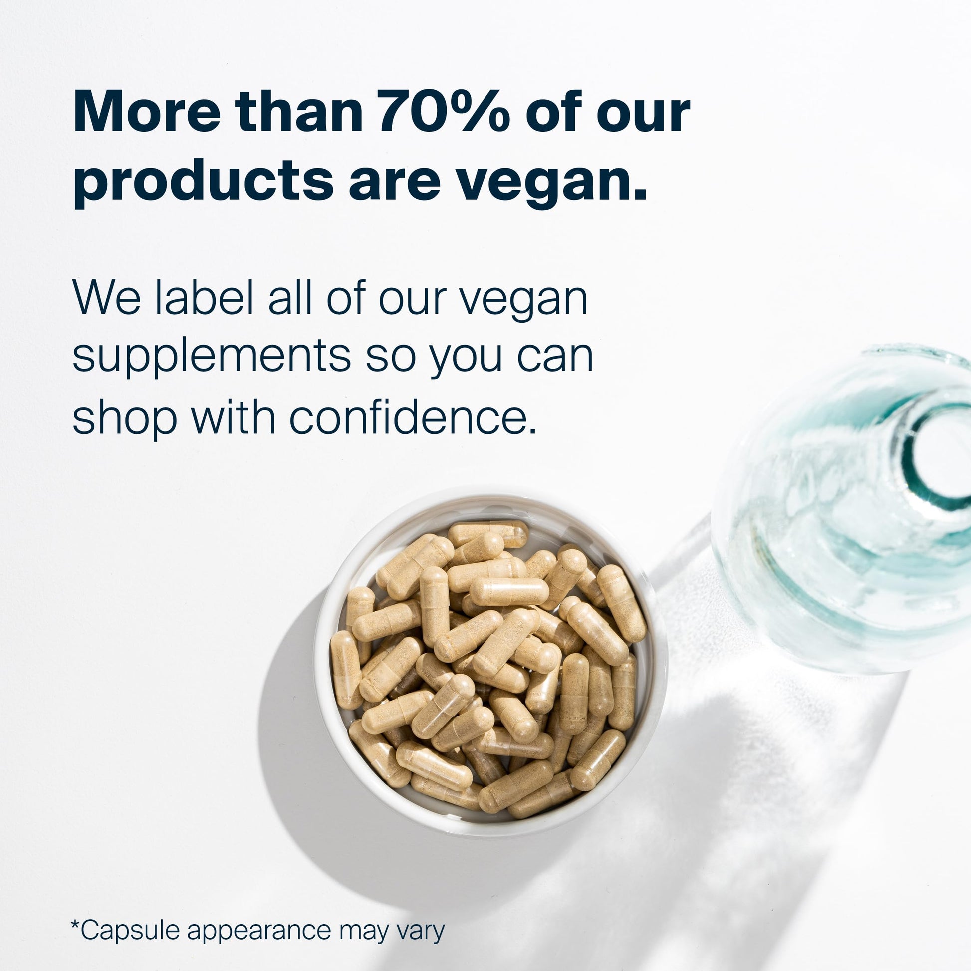 Más del 70% de productos son veganos en Vital Nutrients.