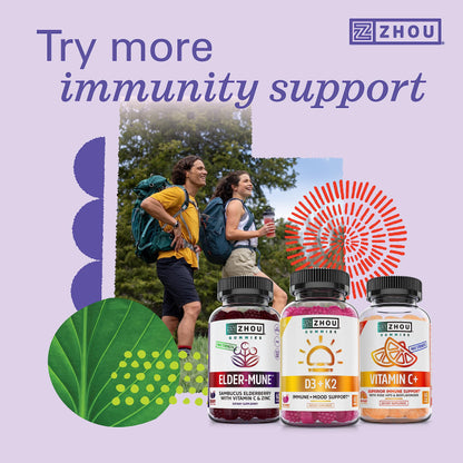 Productos Zhou Nutrition para soporte inmunológico