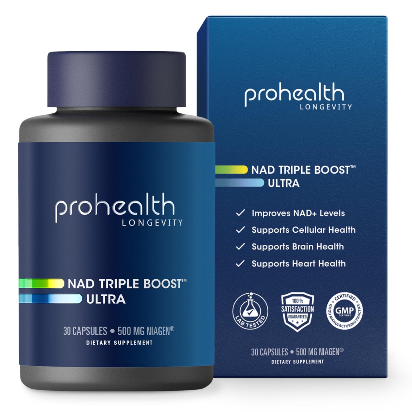 ProHealth NAD Triple Boost Ultra envase 30 cápsulas