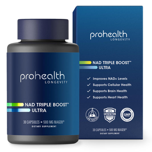 ProHealth NAD Triple Boost Ultra envase 30 cápsulas