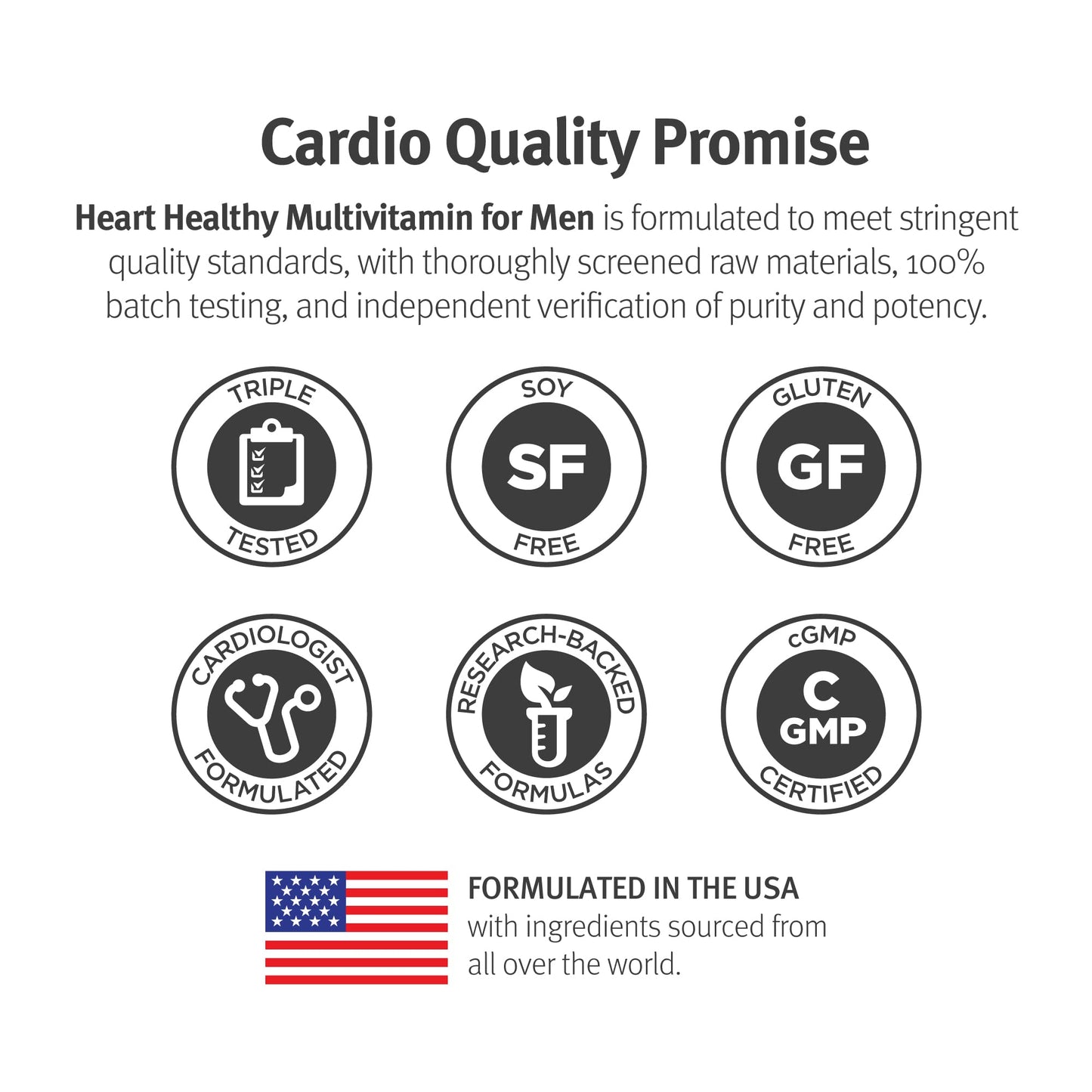 Promesa de calidad multivitamina Dr. Sinatra