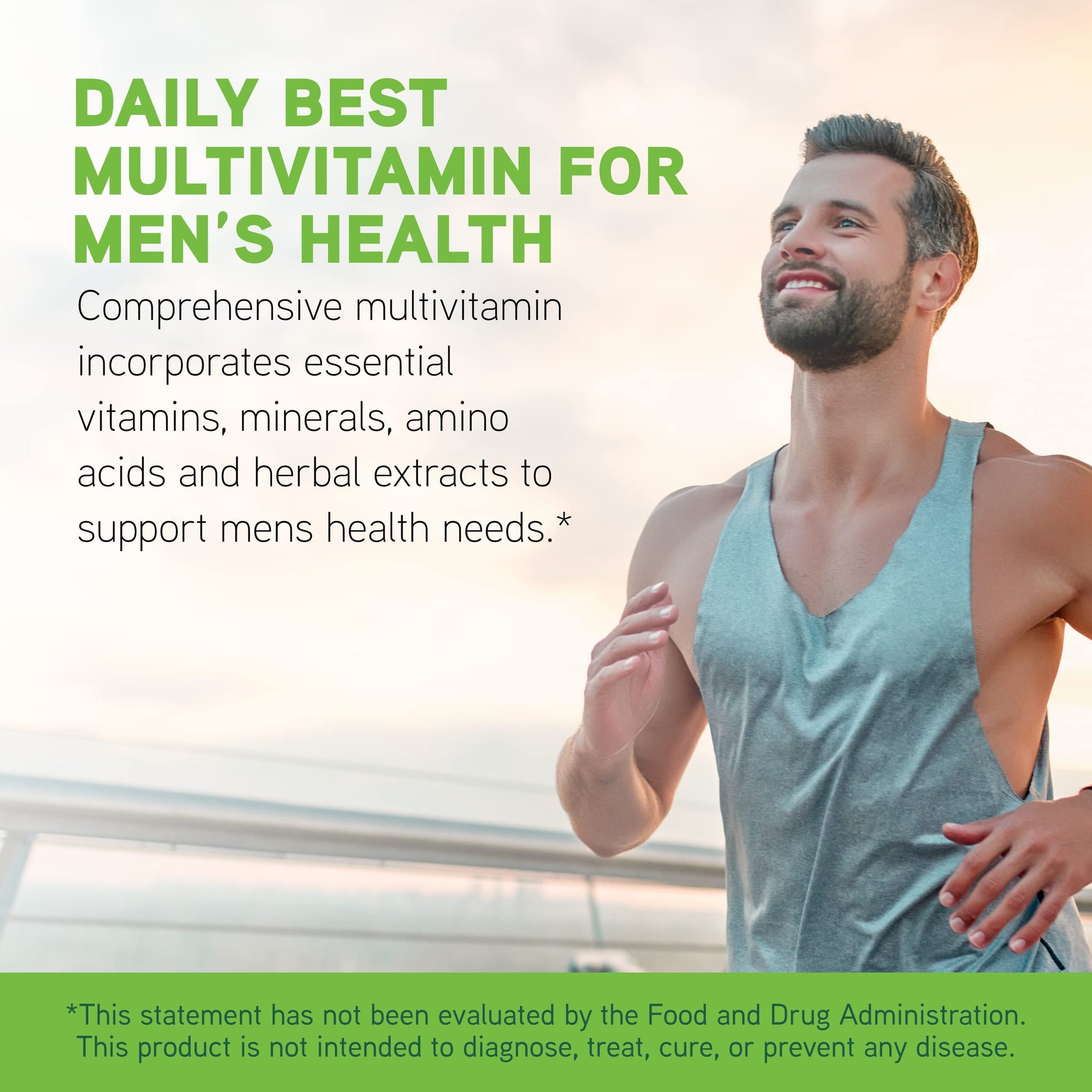 Promoción del multivitamínico - apoyo salud masculina