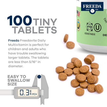 Imagen promocional de Freedavite destacando su formulación moderada.