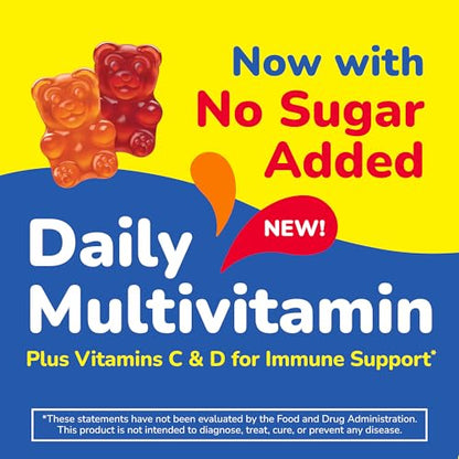 Imagen promocional de gomitas multivitaminicas sin azúcar