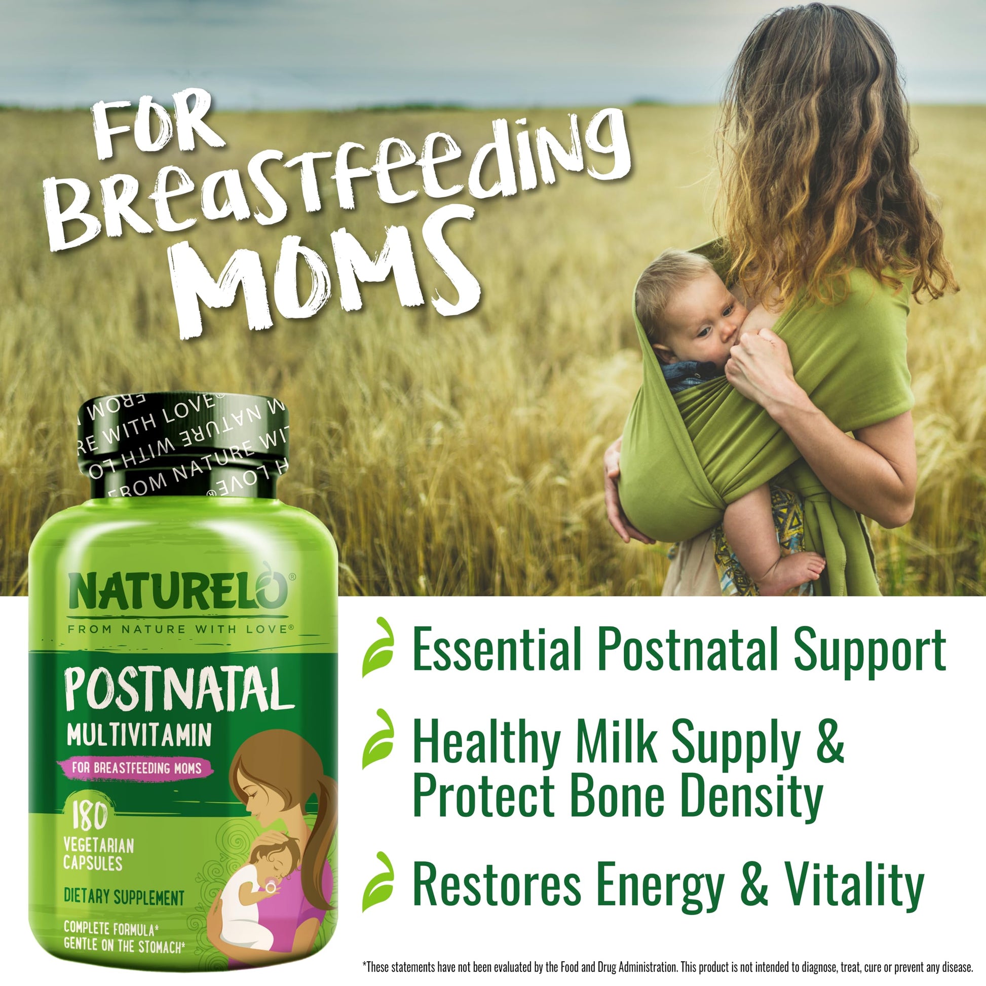 Promoción para madres y bebés del suplemento NATURELO