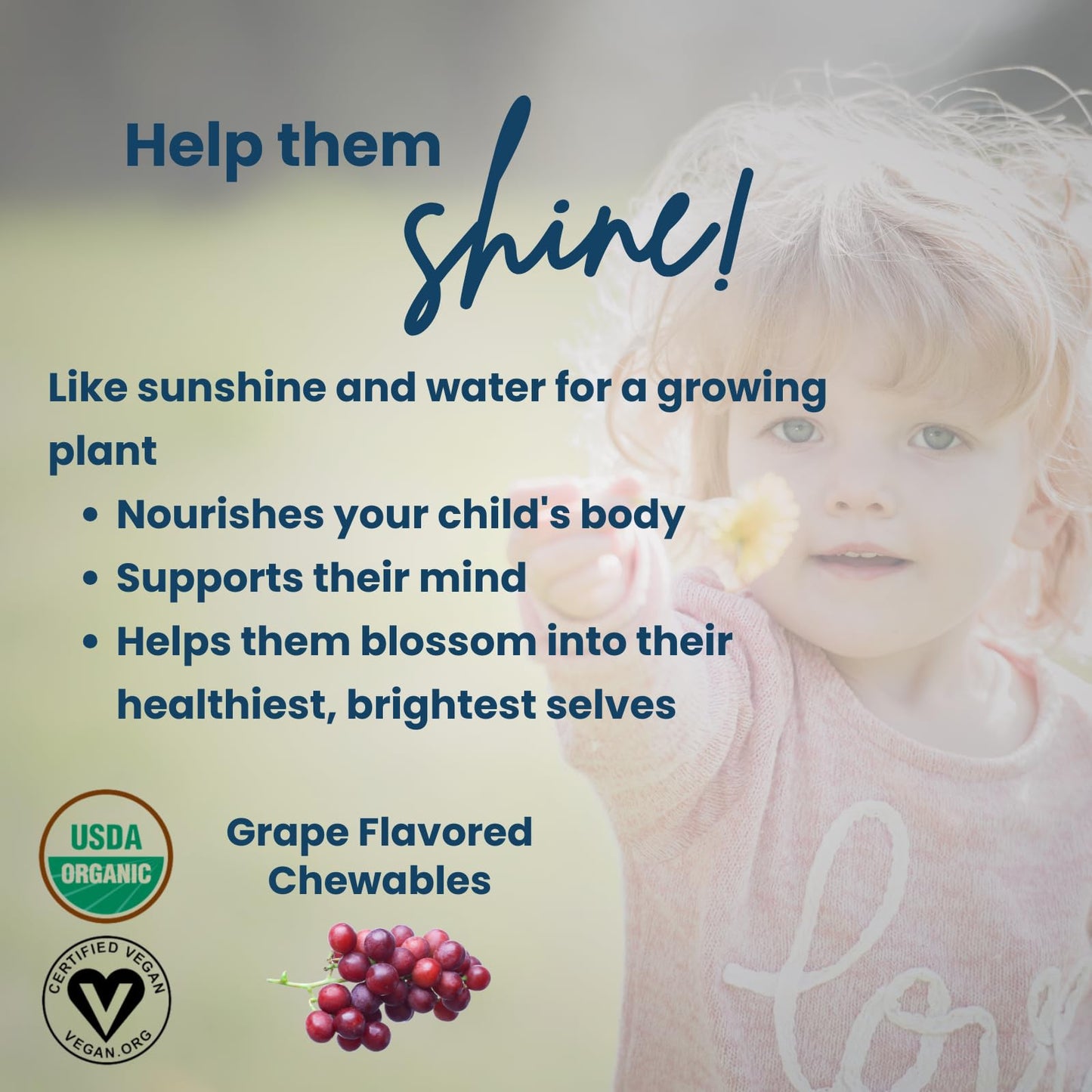 Promoción multivitamínico infantil de uva