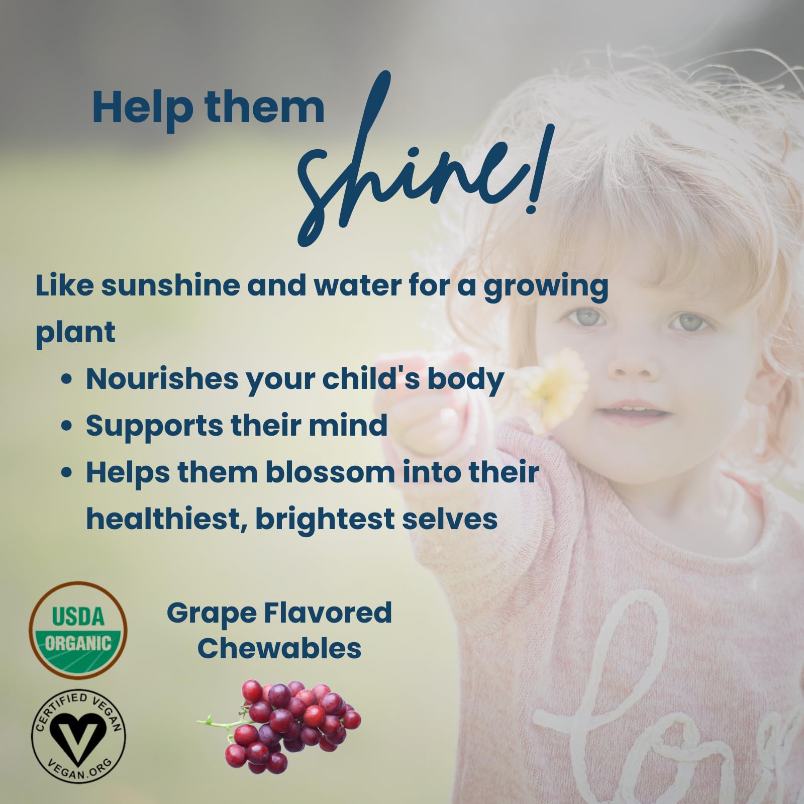 Promoción multivitamínico infantil de uva