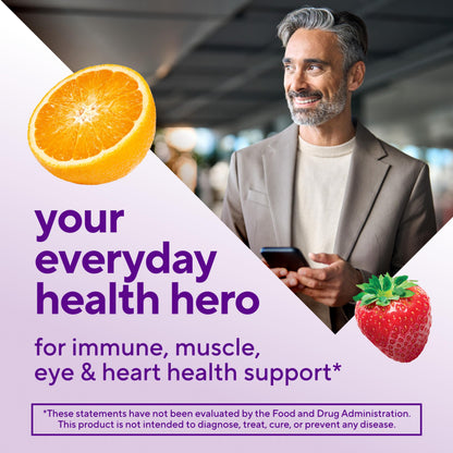 Promoción de salud diaria con gomitas Vitafusion.