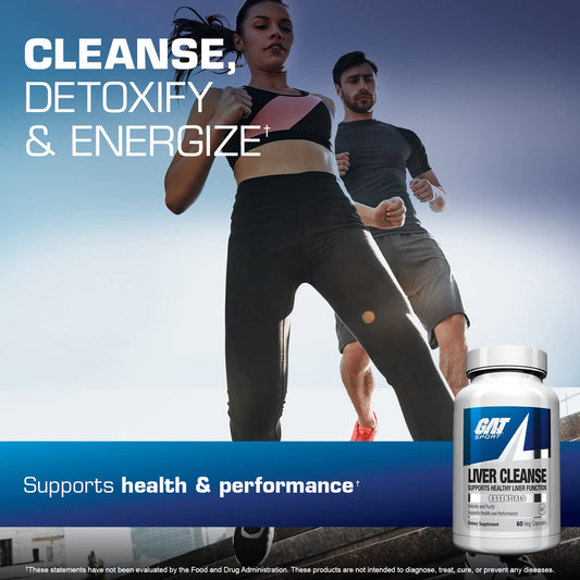 Promocional de GAT Sport, beneficios de limpieza hepática.