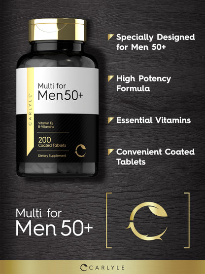 Imagen promocional de multivitaminas Carlyle, destacando propiedades