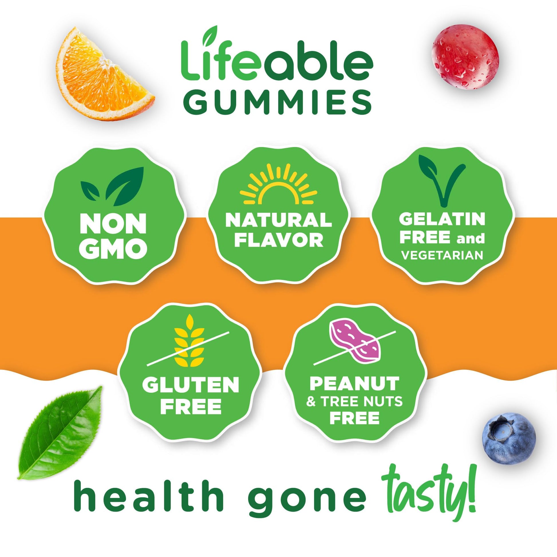 Propiedades del multivitamínico Lifeable sin OGM.