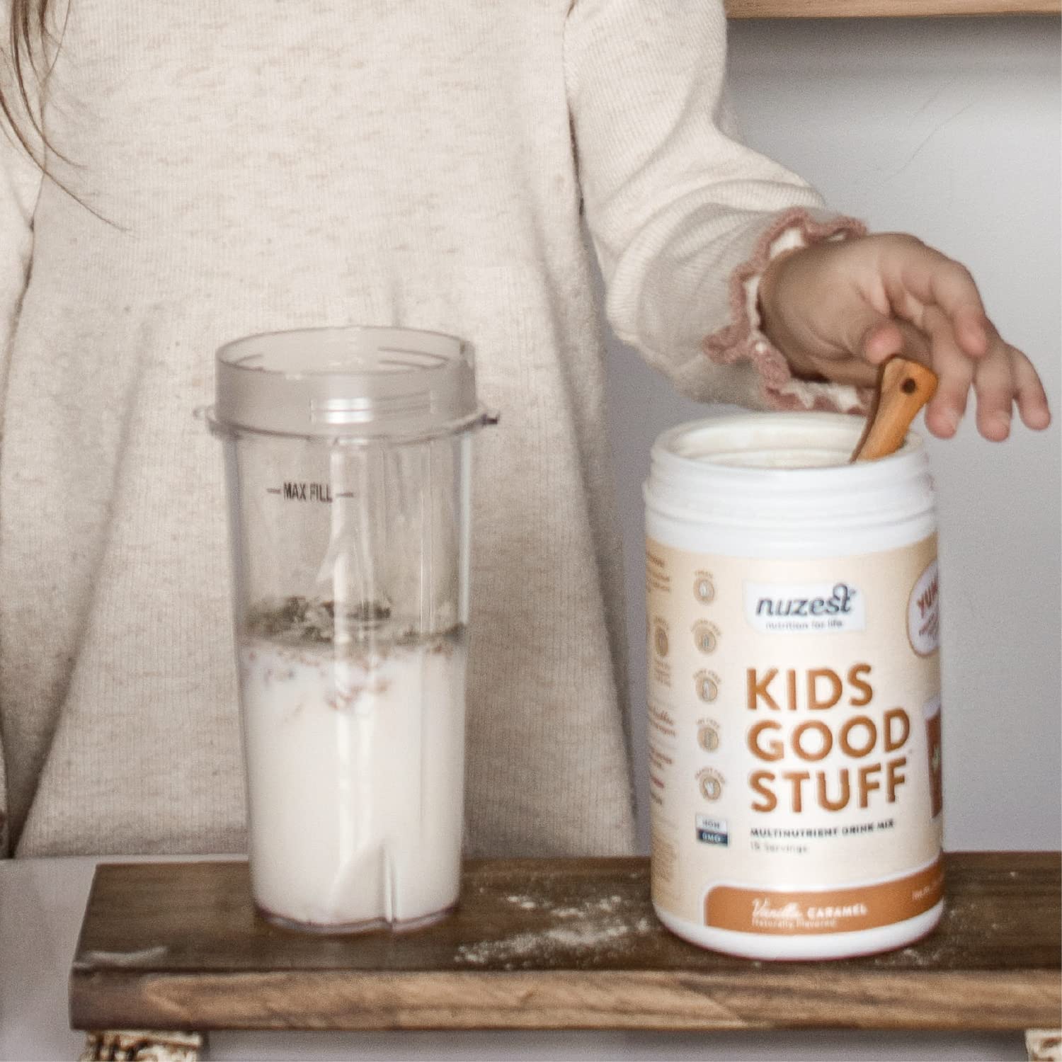 Proteínas y nutrientes en Kids Good Stuff