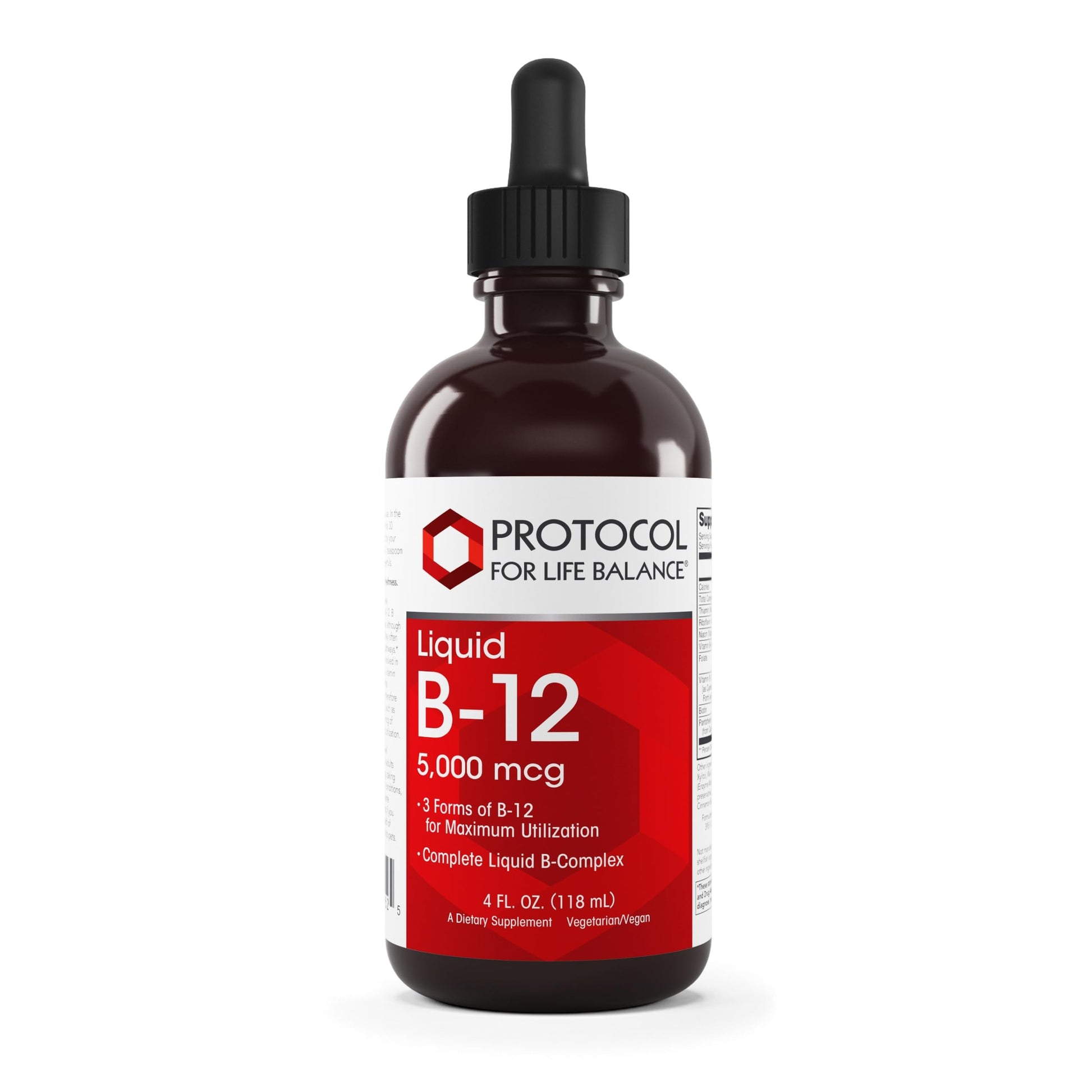 PROTOCOL FOR LIFE BALANCE B-12 líquido 5000mcg apoyo sistema nervioso