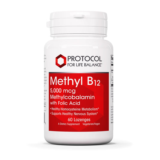 Protocol Methyl B12 5000mcg pastillas paquete frontal