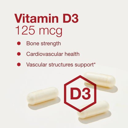 Protocolo para equilibrio de vida con vitamina K2 y D3 en cápsulas