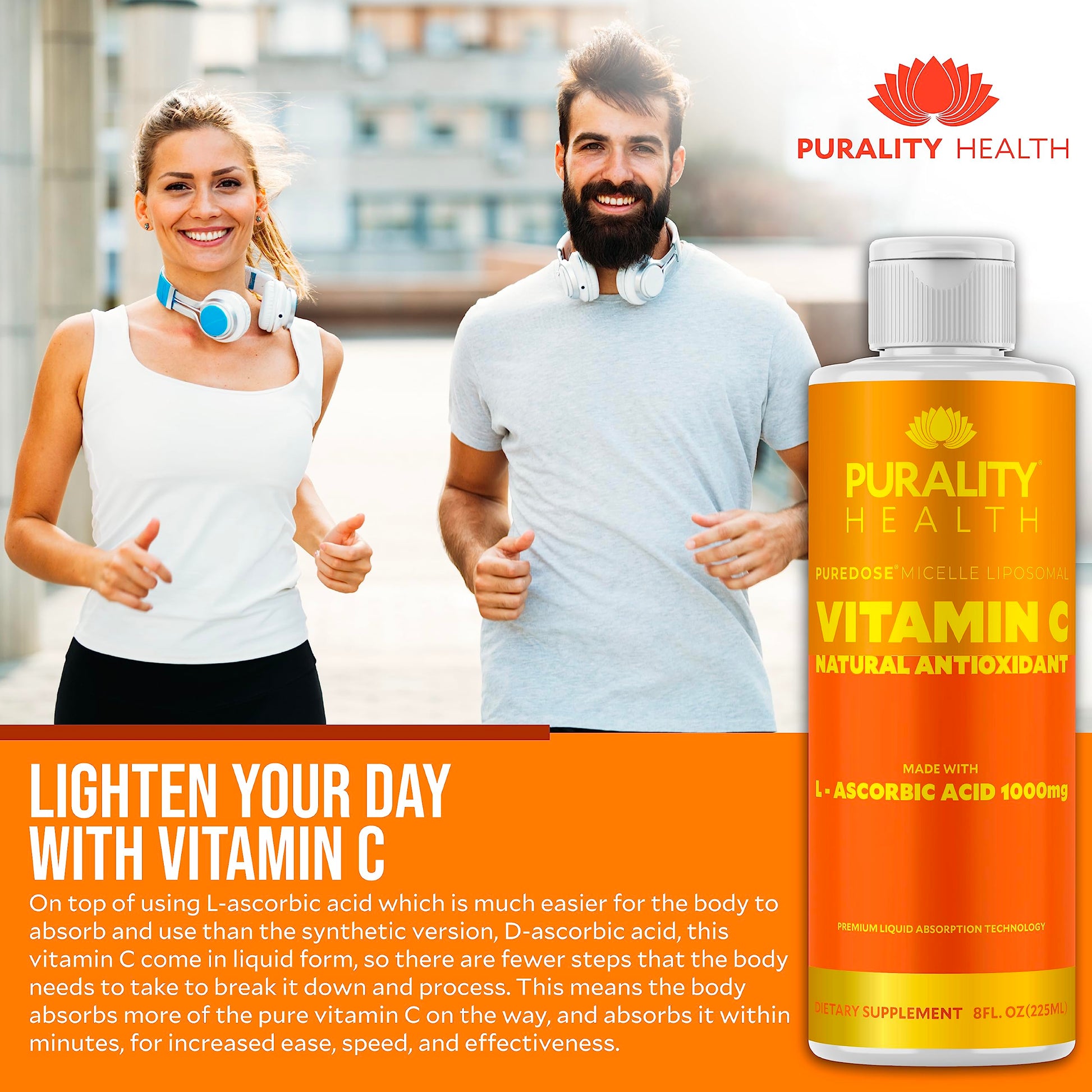 Purality health suplemento vitamínico líquido sin gluten ni azúcar