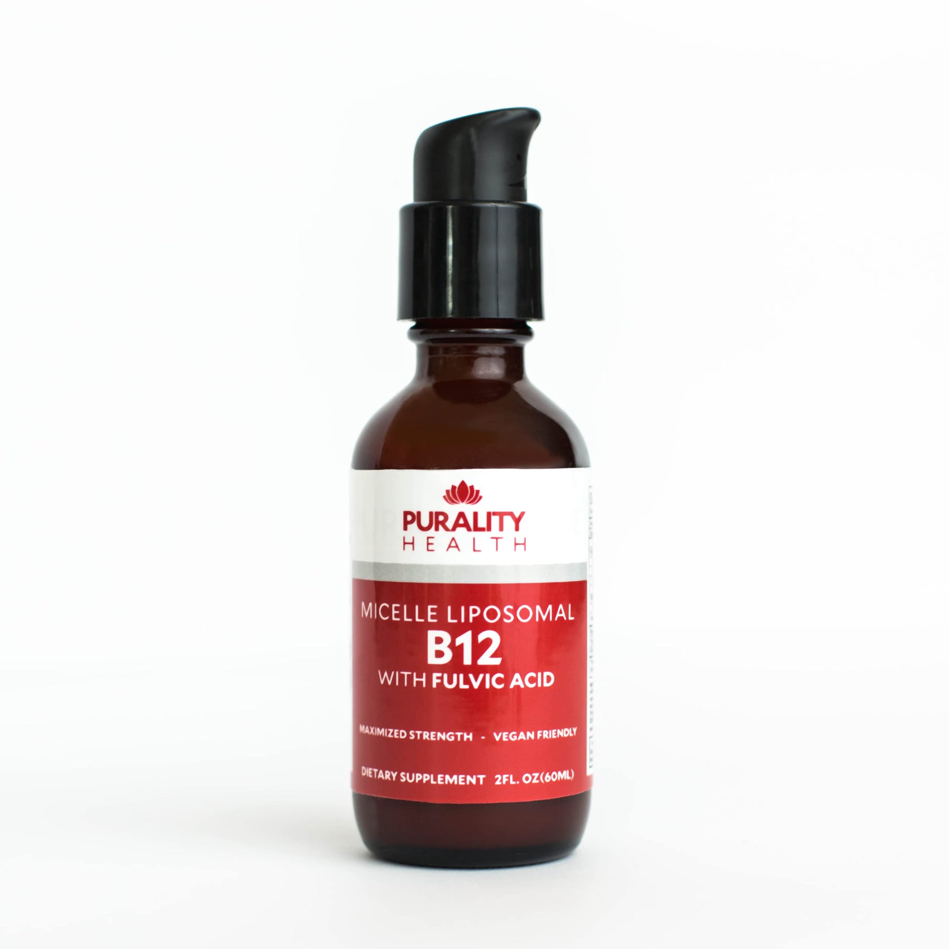 PURALITY HEALTH vitamina b12 líquida 2500 mcg botella