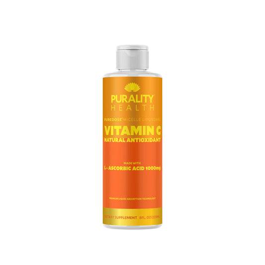 Purality health vitamina c líquida 1000mg botella frontal