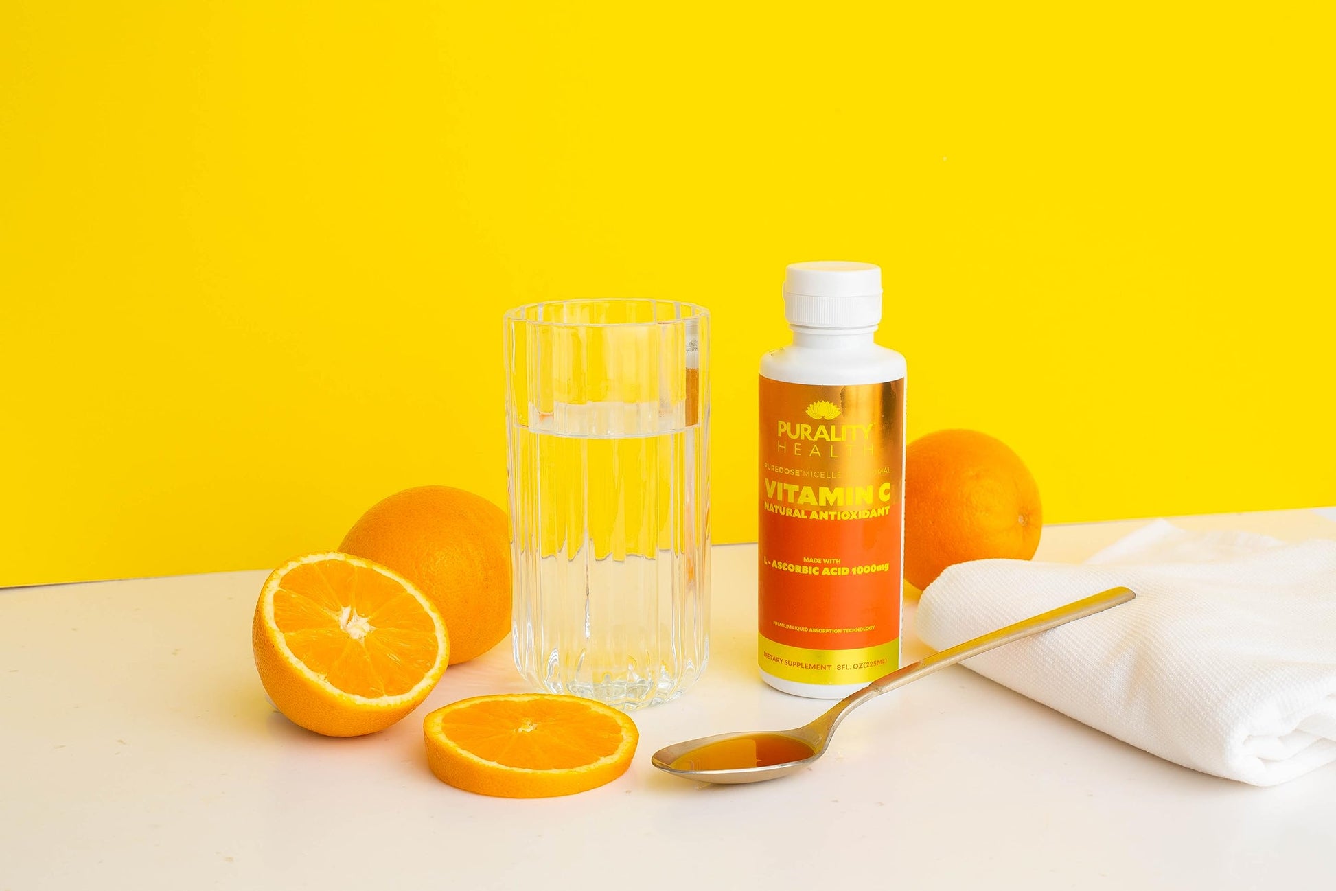 Purality health vitamina c pura líquida para suerte absorbibilidad