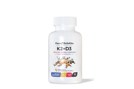 pure-delavita-suplemento-k2-d3-bioperine-capsulas-blancas