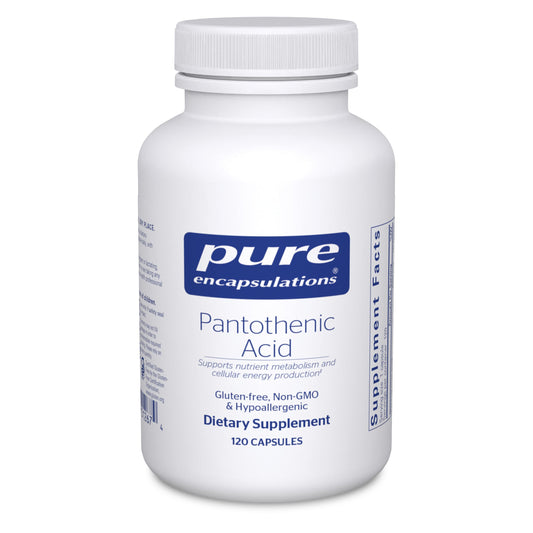Pure Encapsulations ácido pantoténico 120 cápsulas frasco