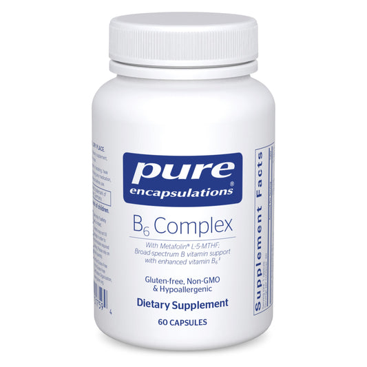 Pure encapsulations b6 complejo suplemento vitamina b6 cerebro sistema nervioso