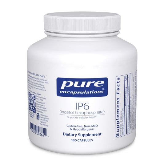 Pure Encapsulations IP6 suplemento antioxidante 180 cápsulas