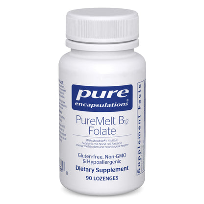 Pure Encapsulations PureMelt B12 Folate paquete 90 pastillas veganas