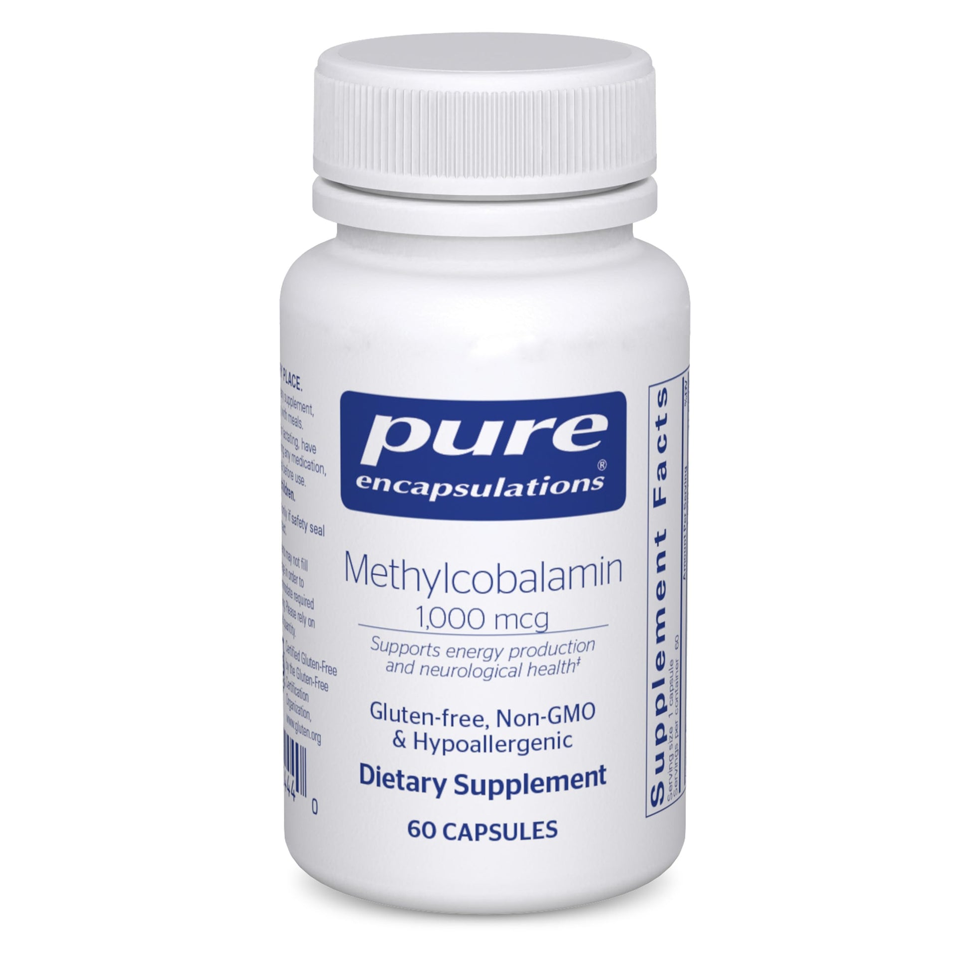 Pure Encapsulations suplemento vitamina b12 cápsulas 60 cuenta