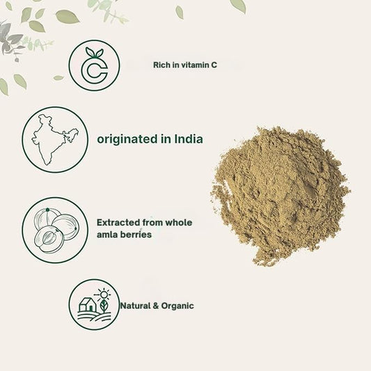 Pure Indian Gooseberry powder in a pack.