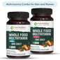 Multivitamínico de alimentos enteros Pure Nutrition para hombres y mujeres