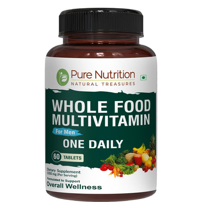 Pure Nutrition Multivitamínico frasco frontal hombres