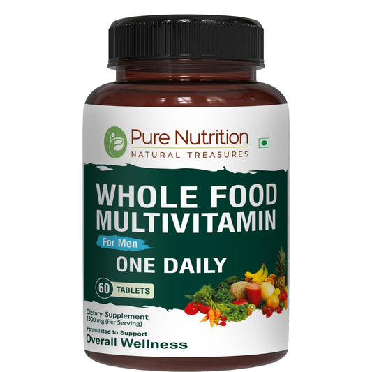 Pure Nutrition Multivitamínico frasco frontal hombres