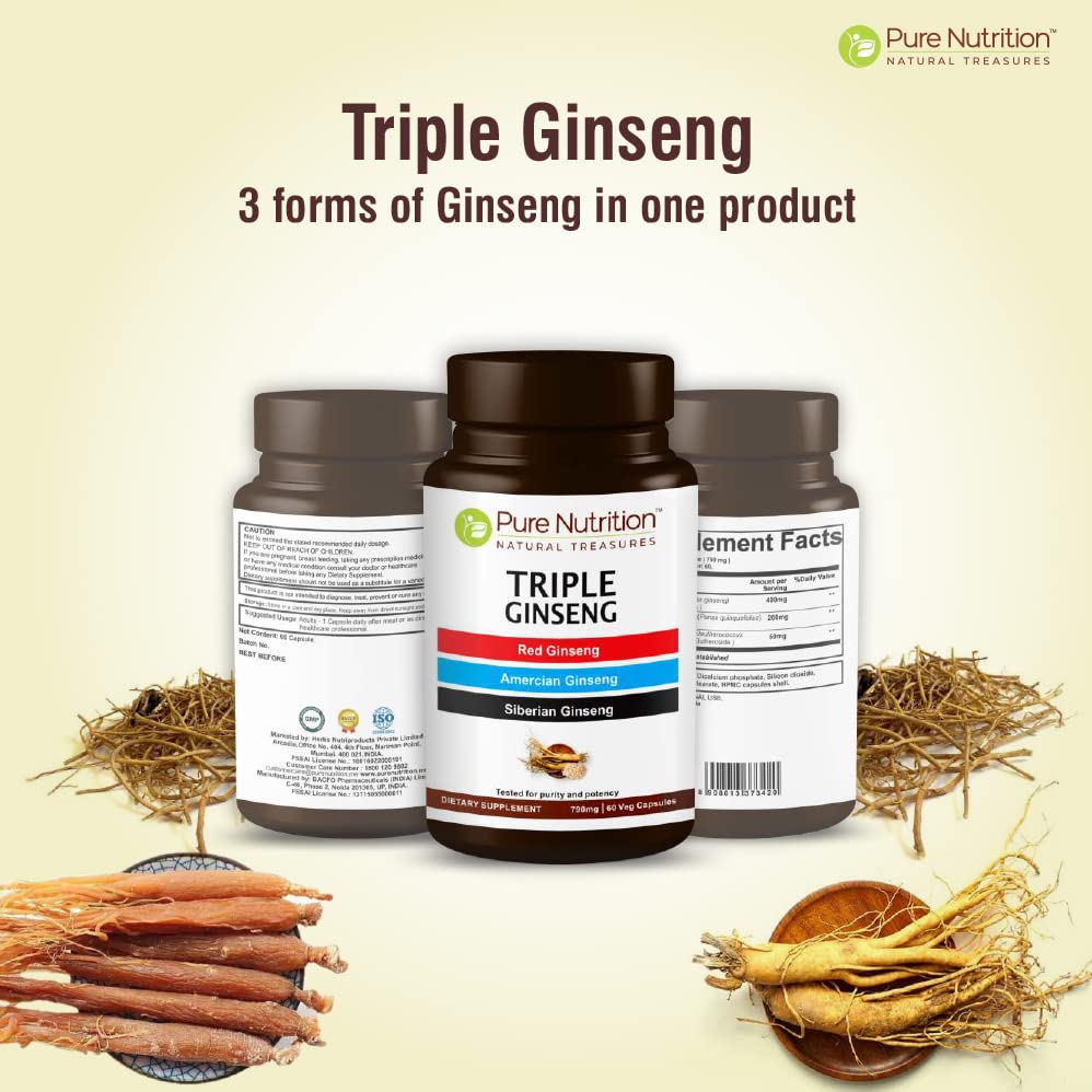 Pure Nutrition triple ginseng