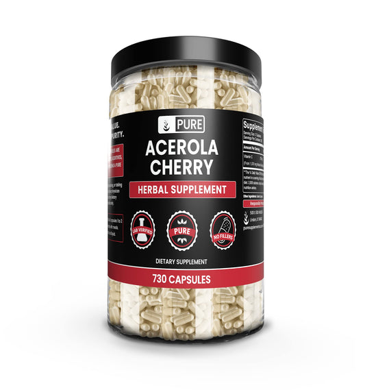 Pure Original Ingredients cápsulas de acerola cherry paquete 730