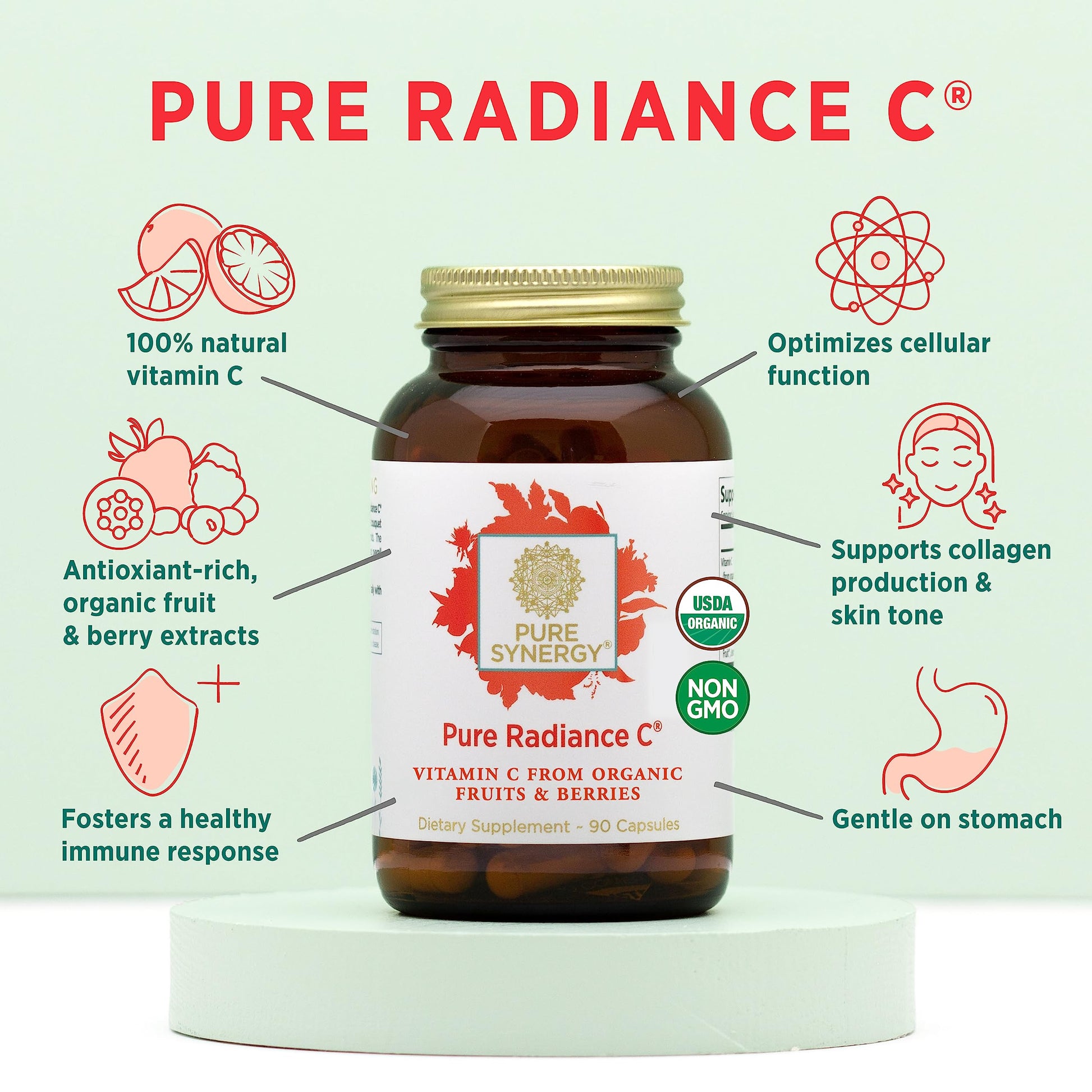 PURE SYNERGY con adaptógenos para manejo de estrés