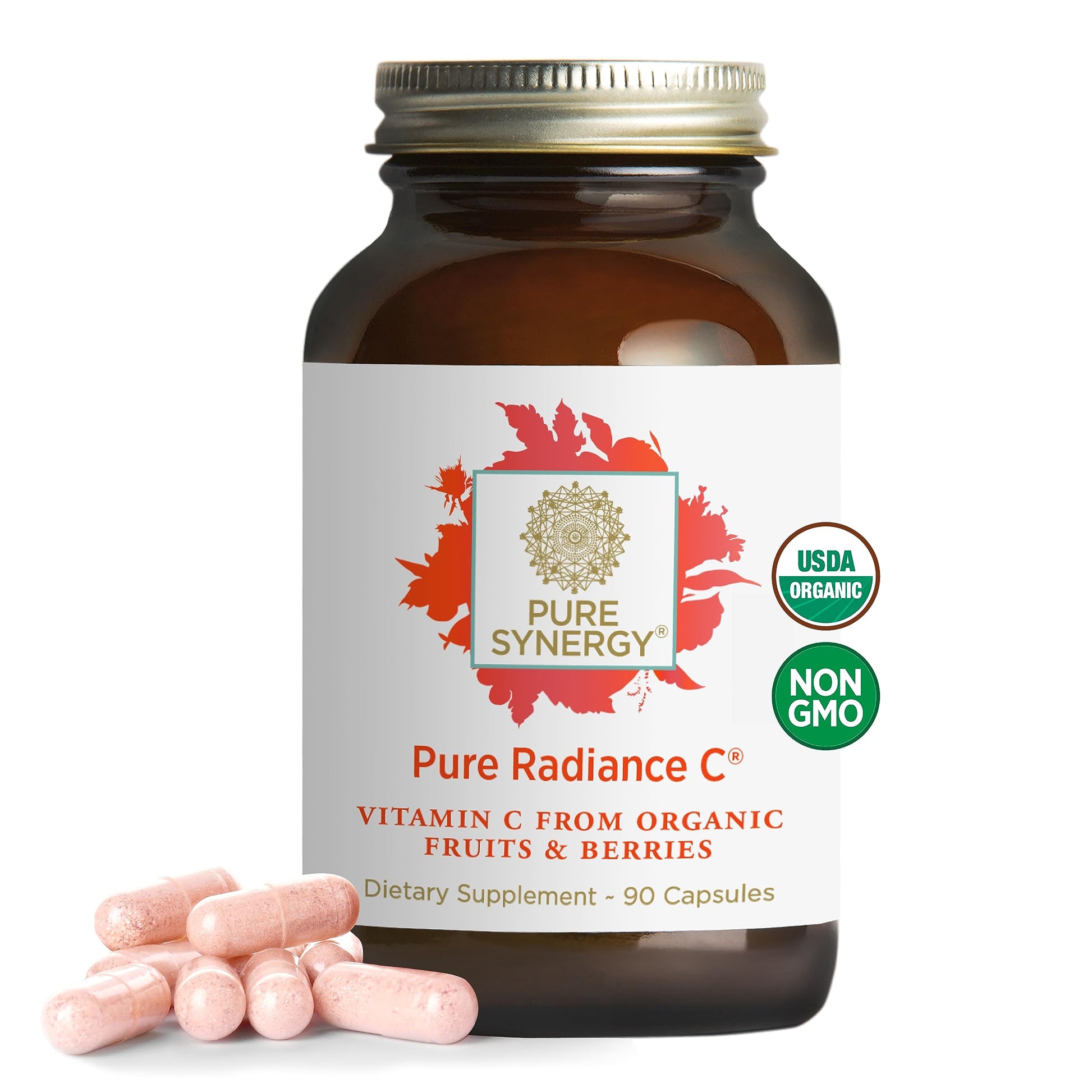 PURE SYNERGY cápsulas vitamina c orgánica apoyo inmunológico