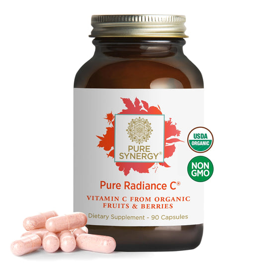 PURE SYNERGY cápsulas vitamina c orgánica apoyo inmunológico