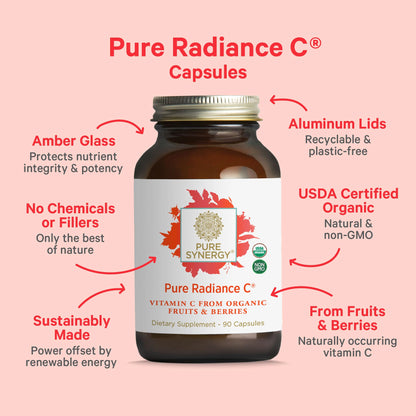 PURE SYNERGY cápsulas vitamina c protegen sistema inmune