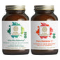 Frascos de PURE SYNERGY VitaMinBalance para mujeres y Pure Radiance C.