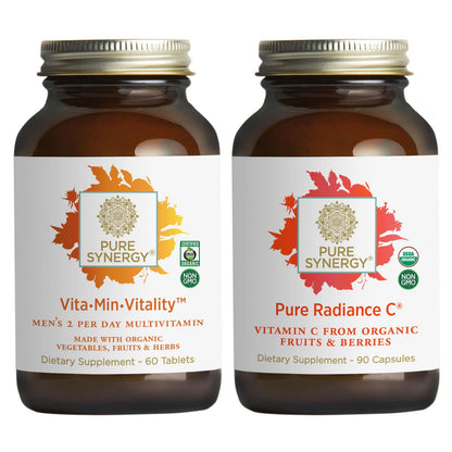 PURE SYNERGY Multivitamínico para hombres - Enriquecido con adaptógenos